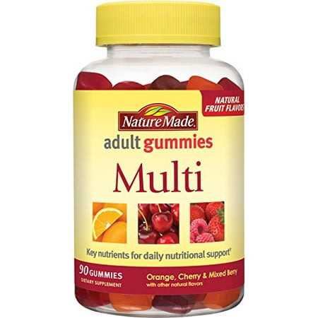 UPC 704817740455 product image for 5 Pack Nature Made Adult Multivitamin Gummies Orange, Cherry & Berry, 90 Ct Each | upcitemdb.com