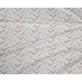 thumbnail image 4 of oneOone Tissu Polyester Lycra Rouge Pastel Chevron Géométrique Matériel de Couture Imprimé Tissu au Mètre 56 Pouces de Large, 4 of 4