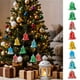 thumbnail image 1 of Elegante adorno navideño de cristal - Decoración navideña artesanal para árbol y decoración festiva, 1 of 1