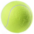 thumbnail image 2 of 24cm Pet Tennis Rubber Dog Tennis Ball Interactive Dog Tennis Ball Funny Large Pet Training Ball Toy Dog Inflatable Tennis Ball for Dog Pet Puppies Play, 2 of 10