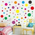 thumbnail image 3 of Pretyzoom 120-Piece Colorful PVC Wall Decals Set for Kids, Fun Multi-Shaped Wall Decor for Children's Rooms, 3 of 8