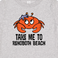 thumbnail image 4 of Inktastic Rehoboth Beach Delaware Cute Crab Boys or Girls Baby T-Shirt, 4 of 5