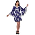 thumbnail image 2 of Moomaya Cotton Printed Bell&nbsp;Sleeves&nbsp;Robes&nbsp;For Women Bridesmaid&nbsp;Robes&nbsp;Bathrobes, 2 of 6
