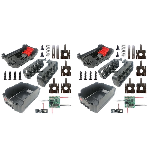 2X Placa de Circuito de Caja de Batería de Iones de Litio PCB para Zhipu Hongsong Jingmi No Batería de Litio Original de 18 V, 10 Orificios