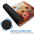 thumbnail image 6 of Happy Thanksgiving Fall Pumpkin Sunflower Large Gaming Mouse Pad Extended Mousepad Gaming with Stitched Edges, Non-Slip Base, Water Resist Keyboard Pad for Gamer, Office & Home, 31.5 X 11.8 in, 6 of 7