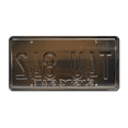 thumbnail image 2 of 2 Fast 2 Furious | Paul Walker’s Nissan Skyline | T4U 842 | Metal Stamped Replica Prop License Plate, 2 of 2