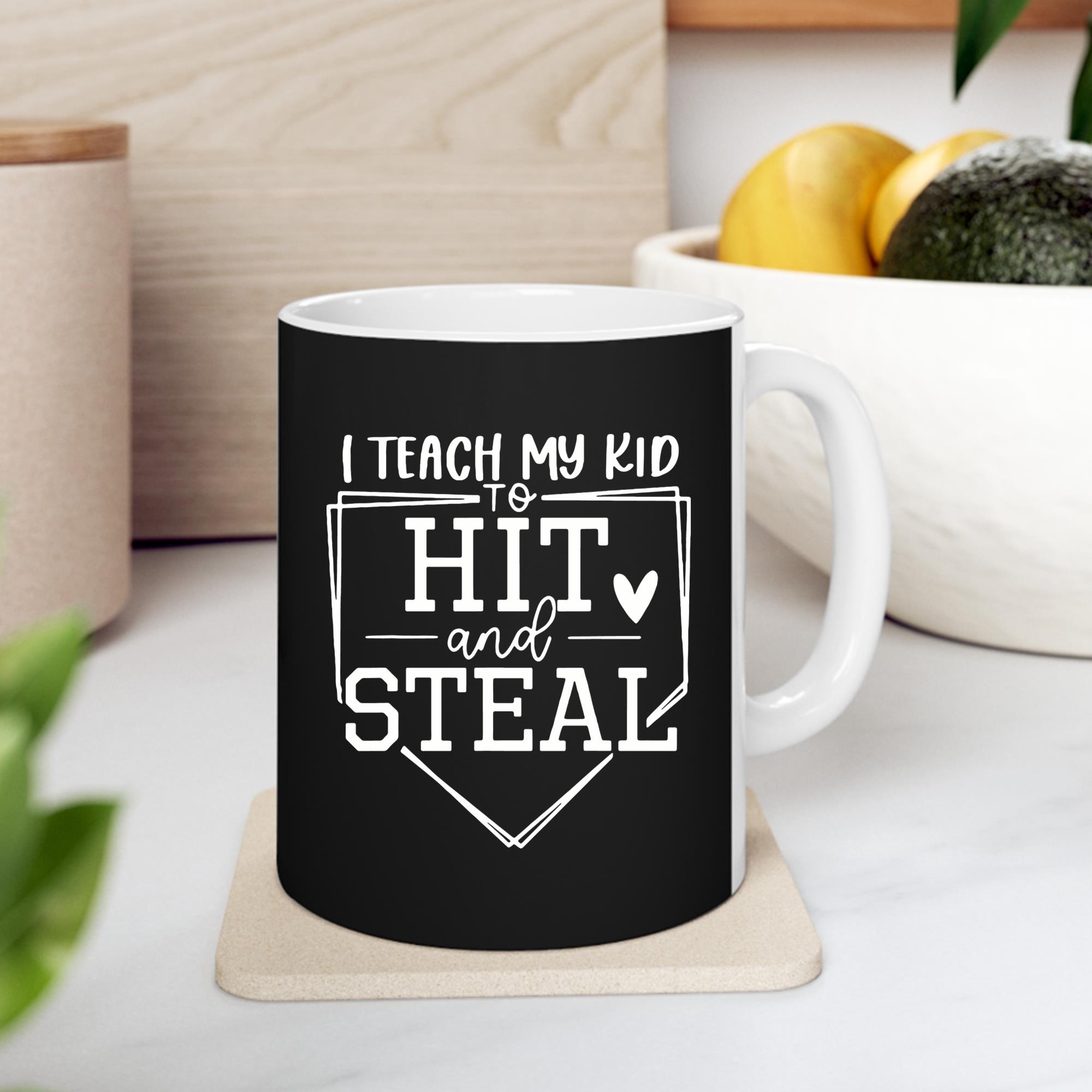Tazza in ceramica con palla da baseball, ottima idea regalo o