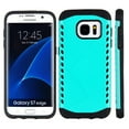 thumbnail image 3 of Samsung Galaxy S7 Edge Shocker Hybrid Case Teal Pc Black TPU, 3 of 4