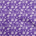 thumbnail image 1 of oneOone Viscose Jersey Violet Fabric Tropical Diy Clothing Quilting Fabric Print Fabric By Yard 60 Inch Wide, 1 of 5