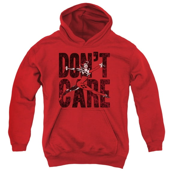 Jla - Donâ??T Care - Youth Hooded Sweatshirt - X-Large