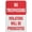Warning Sign 2, variant on Notice 24 Hour Surveillance Barn Monitored Live And Recorded Remotely Metal Sign 8"x12" Rustproof Aluminum Multicolor - Indoor Outdoor Barn Surveillance Sign