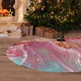 thumbnail image 2 of Cauagu 30" Christmas Tree Skirt Abstract Pink Gold Splash Pattern Christmas Tree Decorations Tree Mat for Xmas Decorations Occasion Holiday Home Decor -30", 2 of 7