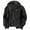 Black, variant on Wutalume Men's Solid Color Hooded Sweatshirt Jacket with Zipper Pockets, Casual Cardigan Style for Everyday Wear, Ideal for Outdoor Activities and Comfortable Lounging at Home,Black L