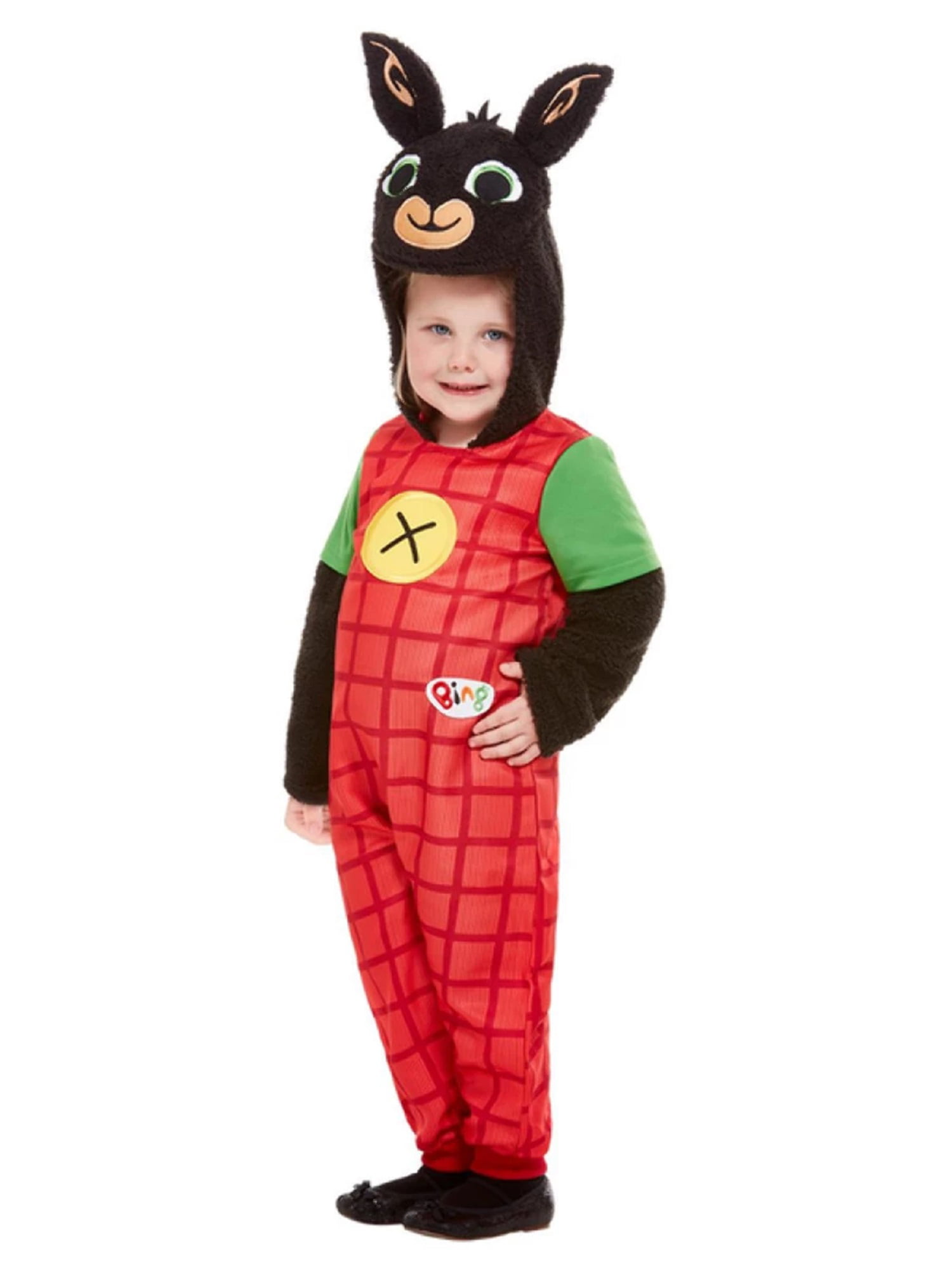 40 Red Bing Deluxe Toddler Unisex Halloween Costume with Bodysuit