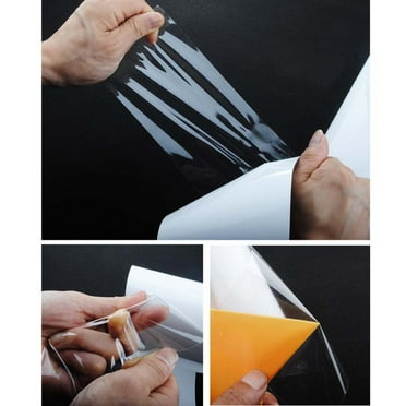 UPGRATOR Protective Film for Car Interior Clear PVC for Wear Resistance 1Set 7.9x78.7x0.1in