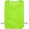 thumbnail image 2 of Champion Sports Deluxe Mesh Pinnie, Pack of 12, Neon Green, Adult, 2 of 5