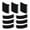 Black, variant on 36Pcs Double Sided Hair Tape Invisible for Hair Pieces Transparent Tape Blue