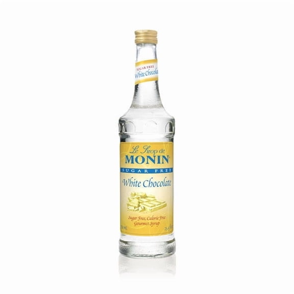 Monin White Chocolate Sugar Free Syrup cs 12/750 ml