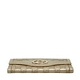 thumbnail image 3 of Pre-Owned Gucci Interlocking G Long Wallet 282426 Gold Leather Women's GUCCI (Good), 3 of 9