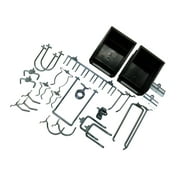Triton Products® 26 Piece Steel DuraHook & Polypropylene Bin Assortment for DuraBoard or 1/8" and 1/4" Pegboard