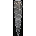 thumbnail image 2 of CWI Lighting Double Spiral 9 Light Flush Mount With Chrome Finish, 2 of 4
