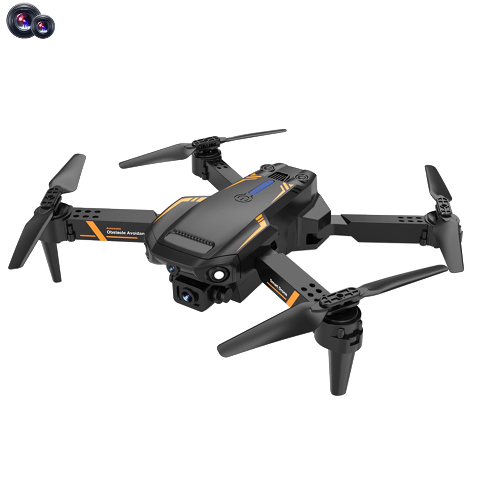E88pro Mini Drone 4K HD Dual Camera 2.4G 4CH Foldable RC Helicopter Wifi PhotographyQuadcopter Gift For Adult Obstacle - Walmart.com