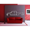 thumbnail image 2 of LaModaHome 1999 Silverado 1500 1st Gen Metal Silhouette Wall Art, 2 of 5