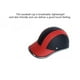 thumbnail image 5 of Riwesomey Sombrero de béisbol para ciclismo para hombre y mujer, gorra de cuero transpirable para viajar, casco de moto, accesorios para la cabeza, regalo Gafas de moto Azul negro, 5 of 5