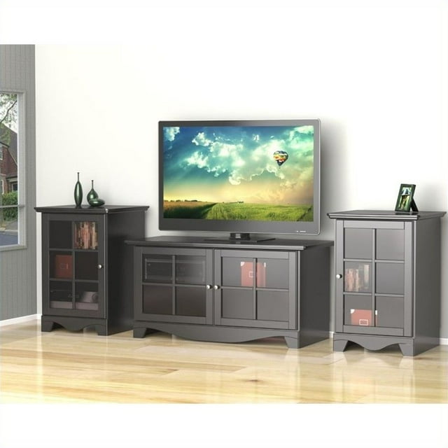 Nexera Pinacle 3 Pièces 49" Ensemble de Divertissement en Noir