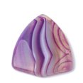 thumbnail image 2 of Dyed Natural Striped Agate/Banded Agate Pendants Mixed Shape Orchid 36~54x32~41x5~7mm Hole: 2mm, 2 of 3