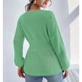thumbnail image 5 of Sherrylily Fall Women Long Sleeve Sweaters Knit Sweater Casual V Neck Pullover, 5 of 5