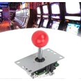 thumbnail image 2 of Arcade Joysticks Kit, USB Controller Computer Rocker Game Stick Joysticks with USB Joystick Chip, Arcade Game DIY Kit Replacement Parts (Red), 2 of 5