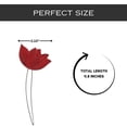 thumbnail image 6 of Evideco French Home Goods Curtain Holdbacks Magnetic Tulip Curtain Tieback – Elegant Resin Design with Strong Magnet – Red/Black, 6 of 6