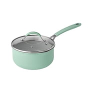 The Pioneer Woman Sutton 17-Piece Non-Stick Aluminum Cookware Set, Pots and Pans w/Bakeware & Utensils, Green