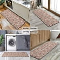 thumbnail image 6 of Beige Christmas Character Pattern Kitchen Rug Mat,Kitchen Runner Rugs Non Skid Washable,Decorative Kitchen Floor Mats for Kitchen,Sink,Laundry,17"x47.2", 6 of 7