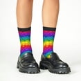 thumbnail image 4 of Naloa Bright Rainbow Kids Socks Unisex Kids and Toddlers' Crew Socks, ,1 Pairs, 4 of 5