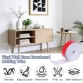 thumbnail image 4 of Flexible Baseboard Molding Trim 4 in x 40 Ft, Peel-and-stick Flexible Self-adhesive Rubber Wall Base Trim, Vinyl Baseboards With Grooved Bases, Suitable For Garages, Cabinets, Flooring,White, 4 of 7