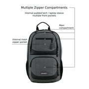 Eastsport Unisex Commuter Tech Backpack, Charcoal