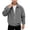 Grey, variant on Corduroy Jacket Men Vintage Casual Long Sleeve Loose Lapel Collar Zip Up Jackets with Pockets Fall Winter Coat Outerwear