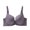 Dark Gray, variant on Lift Support Underwire Push Up Bra for Plus Size Women D Cup Lightweight Anti Sagging Solid Color Full Coverage Everyday Comfort