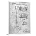 thumbnail image 1 of Gibson Les Paul Guitar Patent, Framed Art Print Wall Art by Cole Borders Sold by Art.Com, 1 of 5