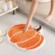 thumbnail image 1 of Alfombras de Baño con Forma de Calabaza | Alfombra de Baño Naranja | Lavable a Máquina | Alfombra Decorativa para Cocina | Ideal para Regalo | 60 X 90 Cm, 1 of 7