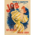 thumbnail image 2 of Cheret, Jules 12x14 Gold Ornate Wood Framed with Double Matting Museum Art Print Titled - Job Cigarettes 1889, 2 of 4