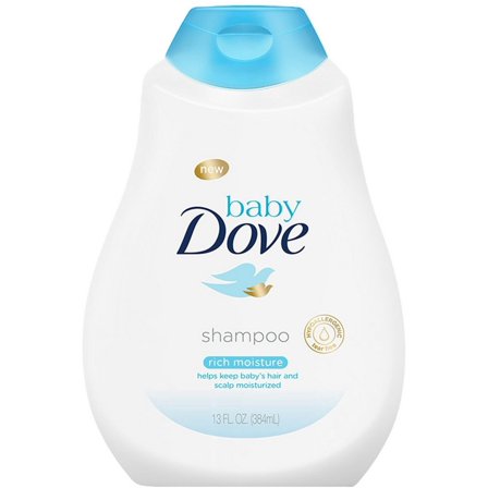 Dove Baby Tear Free Shampoo, Rich Moisture 13 oz (Pack of 4)