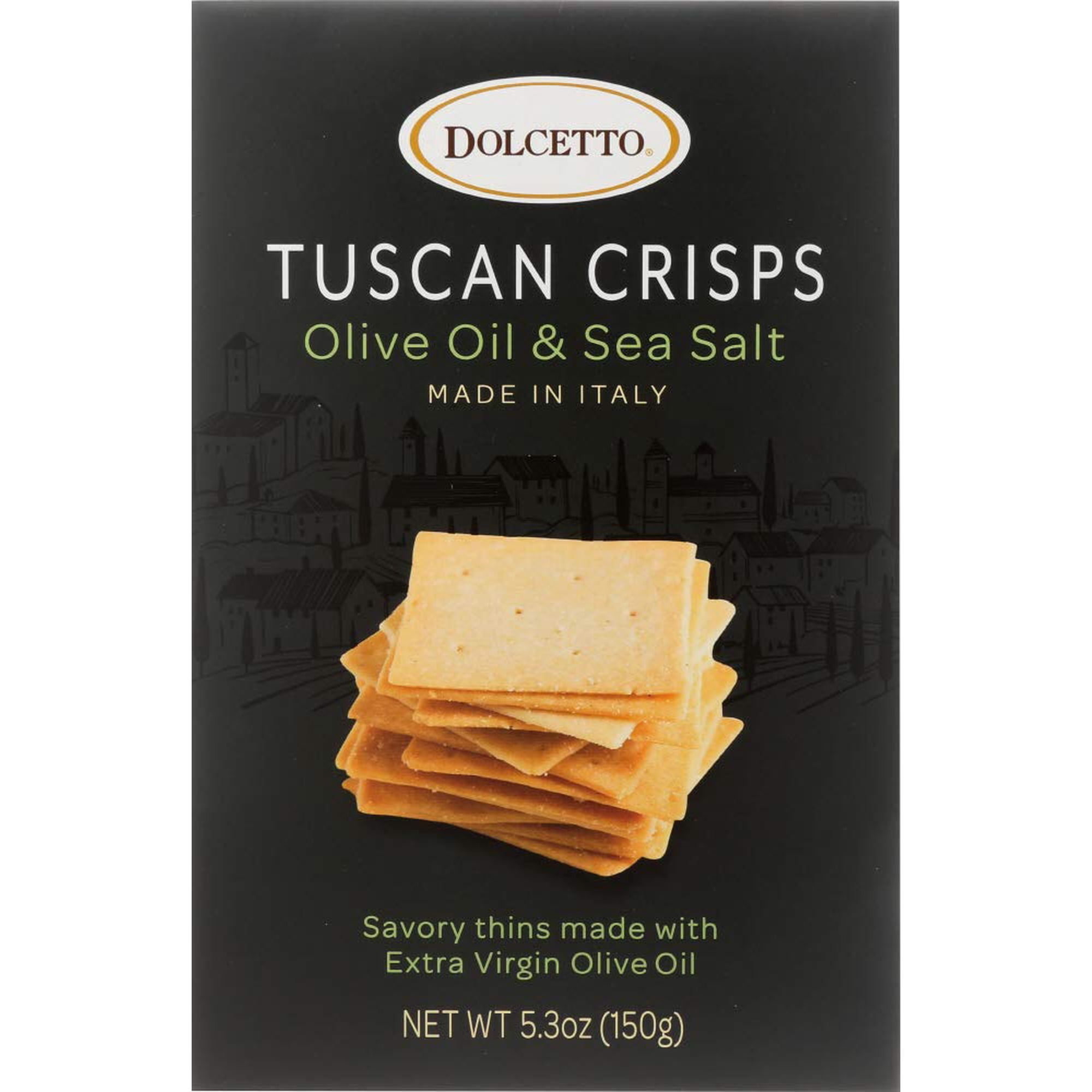 Dolcetto - Savory Tuscan Crisp Snack - 5.3 Oz Case of 12