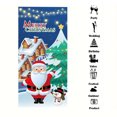 thumbnail image 4 of Décorations de Noël Extérieures Rideau de Porte de Noël Drapeau Extérieur Photo Père Noël et Chiot Décoration de Fond Tissu Suspendu Décorations de Noël Intérieures, 4 of 6