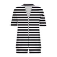 thumbnail image 5 of Women Two Piece Outfits Sets,2 Piece Tropical Print Beach Cover up Set Kimono Top & Elastic Waist Shorts Vacation Outfits for Cruise Resort, 5 of 6