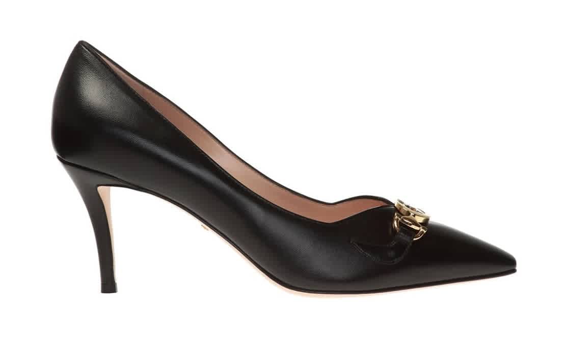 Ladies black pumps size 5 Clearance