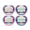 Philips Avent Ultra Air Pacifier - 4 X Light, Breathable Glow-In-The-Dark Baby Pacifiers For Babies Aged 6-18 Months, Bpa Free with Sterilizer Carry Case (Model SCF376/09)