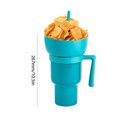 thumbnail image 2 of Gran capacidad Snack Drink Cup Box Bowl Holder Drink Snack Bowl para Cinema Beach, 2 of 2